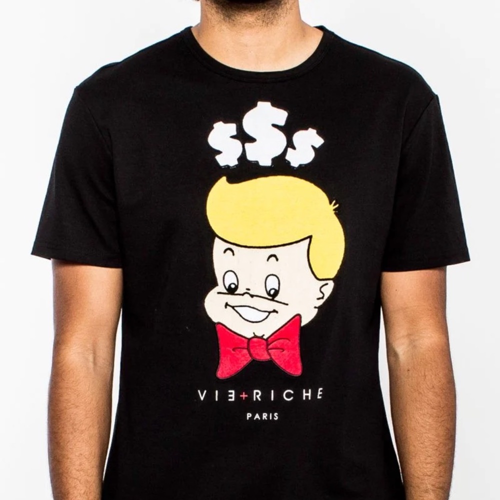 VIE RICHE-RICH SCOOP-BLACK size XXL